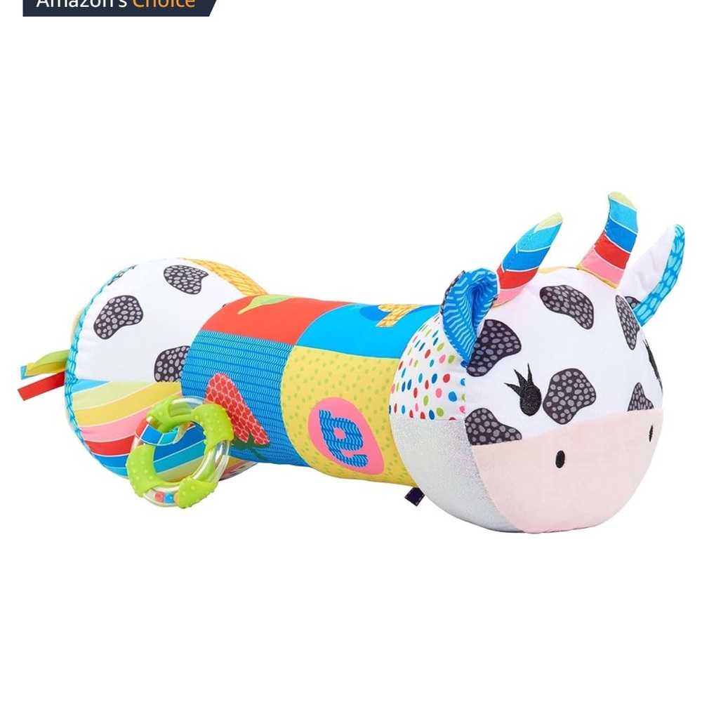 Early Learning Centre Blossom Farm Martha Moo Tummy Time Roller, Physical - Picture 3 of 5
